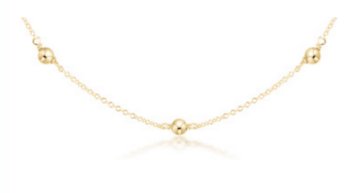 17" Choker Simplicity Chain Gold - Classic Gold 4m
