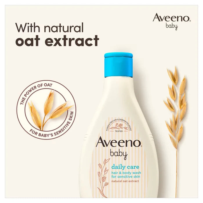 Aveeno Baby Daily Care Hair & Body Wash For Sensitive Skin 250ml