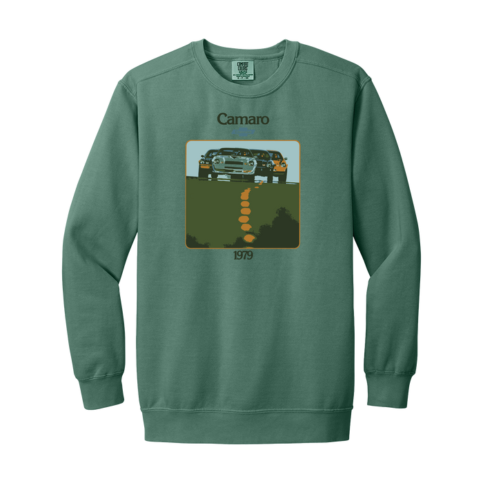 Dim Gray Camaro 1979 Horizon Graphic Crewneck Sweatshirt