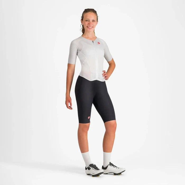 Castelli | San Remo 3 | Trisuit | Short Sleeve | Dames | White / Black