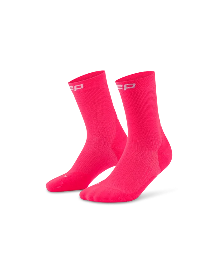 CEP | Run Compression Socks | Mid Cut | Dames | Pink