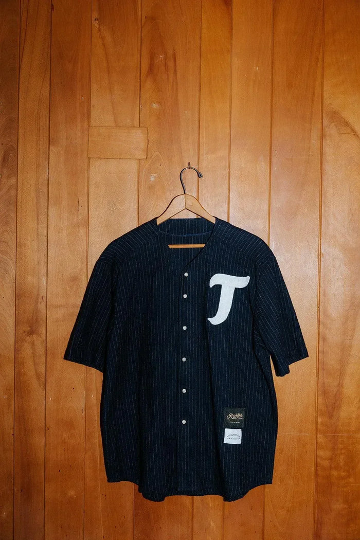 ABC Sandlot Pinstriped Jersey with Custom Chainstitch Richter Goods | Made by us in the U.S.
