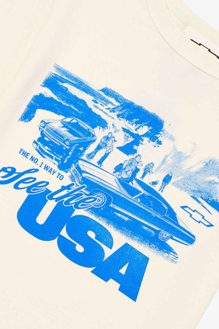 Chevrolet Road Trip Women’s Baby Tee - Chevrolet Merchandise