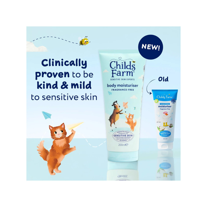 Childs Farm Body Moisturiser Fragrance Free 200ml