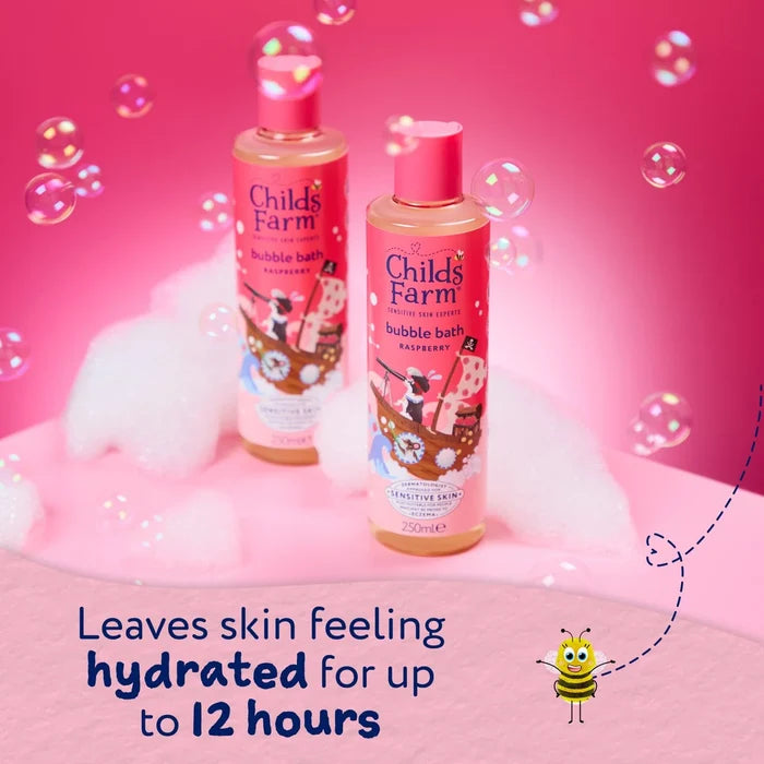 Childs Farm Bubble Bath Sensitive Skin Raspberry 250ml