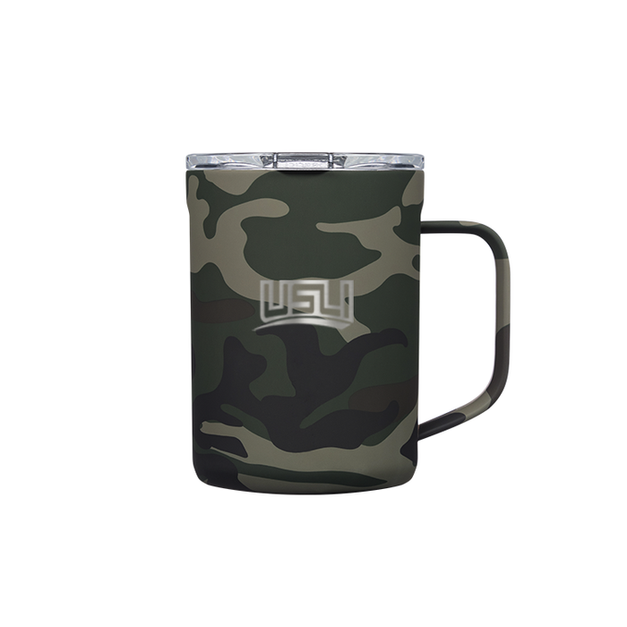 Corkcicle Classic Coffee Mug - 16 oz - Woodland Camo