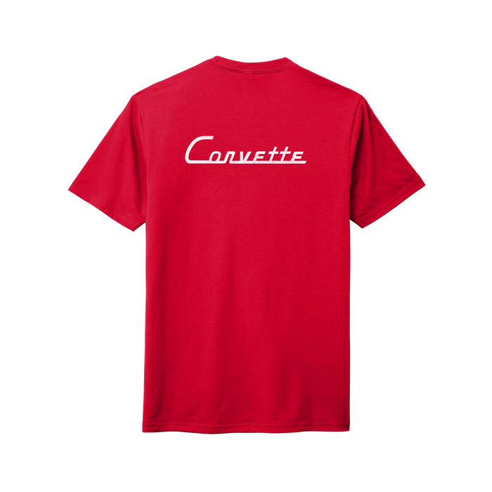 Firebrick Corvette C1 Graphic Unisex Tee
