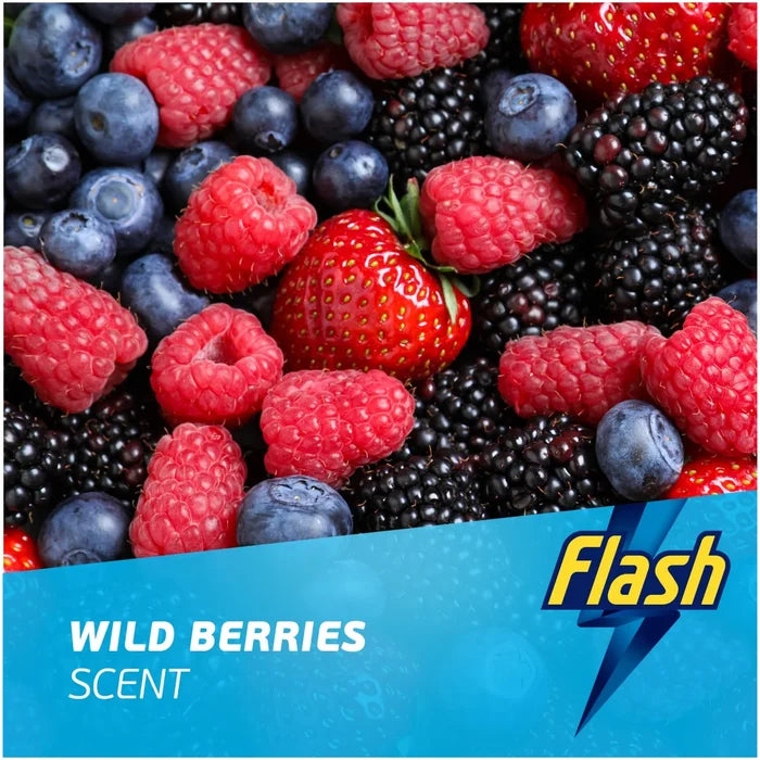 Flash Spray Wipe Hinched Multipurpose Antibacterial Cleaning Spray Wild Berries 800ml