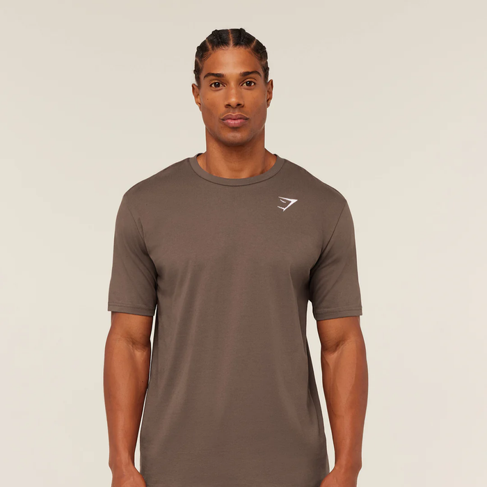 GS - Crest T-Shirt - Soft Brown