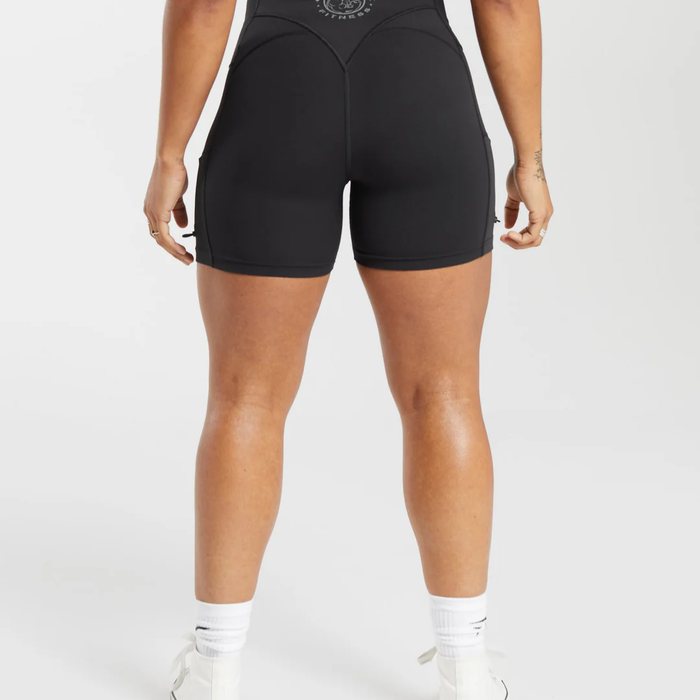 GS - Legacy Logo Tight Shorts - Black