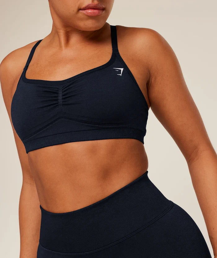 GS - Lift Seamless Sports Bra - Midnight Blue/Black Marl
