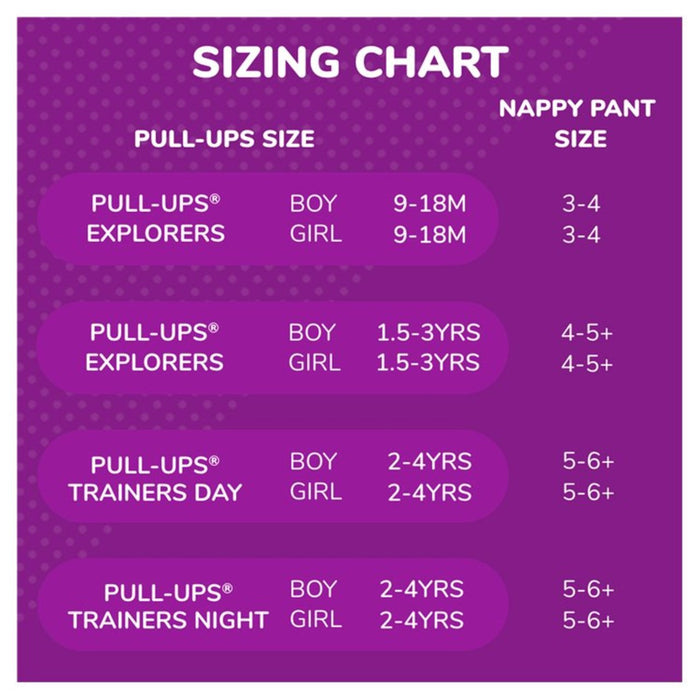 Huggies Pull Ups Trainers Day Boy Size 6 Nappy Pants 15-23kg 20 per pack