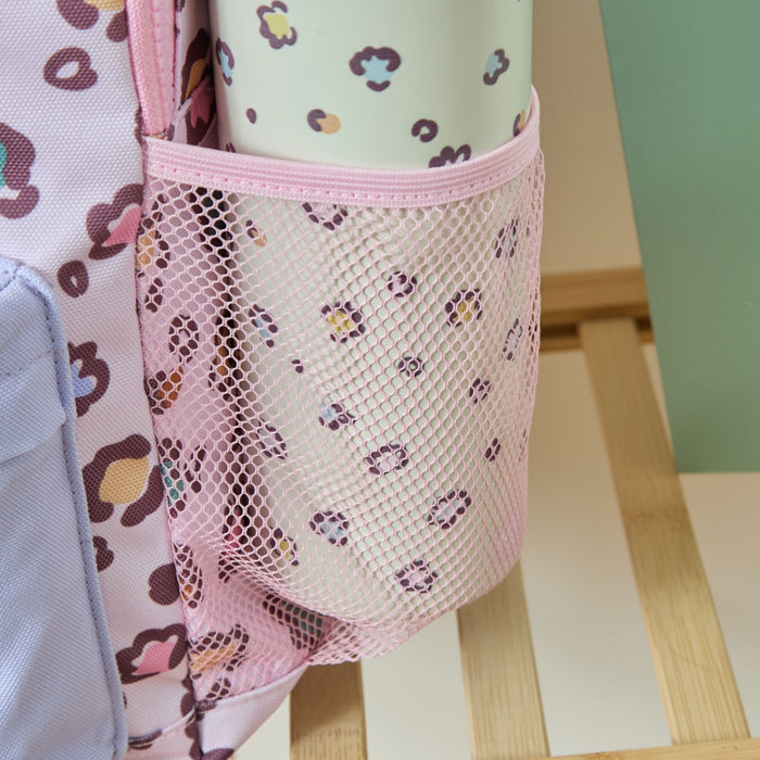 Personalised Leopard Print Big Backpack