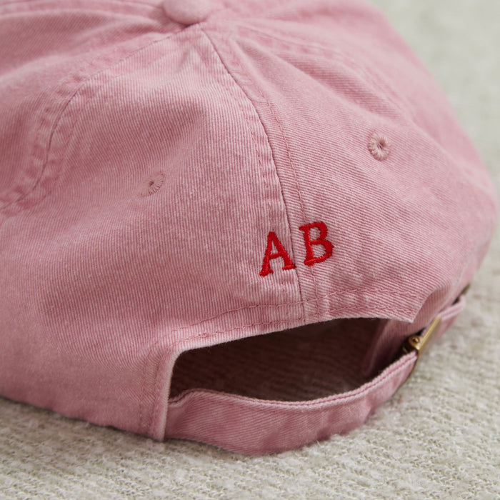 Personalised Pink Slogan Cap
