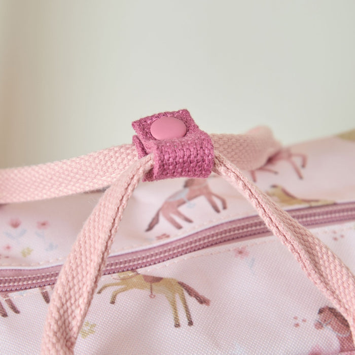 Personalised Ponies Medium Grab Handle Backpack