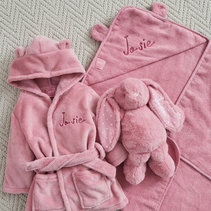 Personalised Raspberry Ripple Splash, Snuggle and Cuddle Gift Set