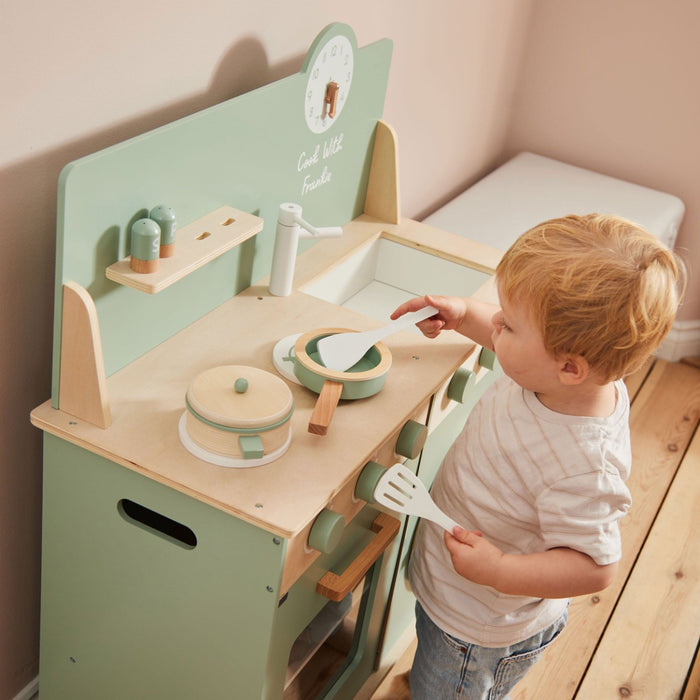 Personalised Sage Wooden Kitchen & Washing Machine FSC®