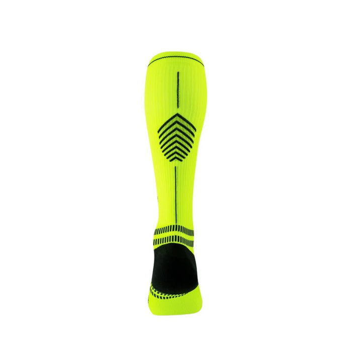 STOX | Running Compression Socks | Dames | Yellow Fluo / Black