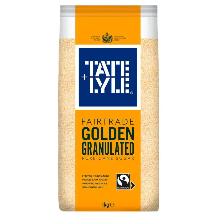 Tate & Lyle Fairtrade Golden Granulated Pure Cane Sugar 1kg
