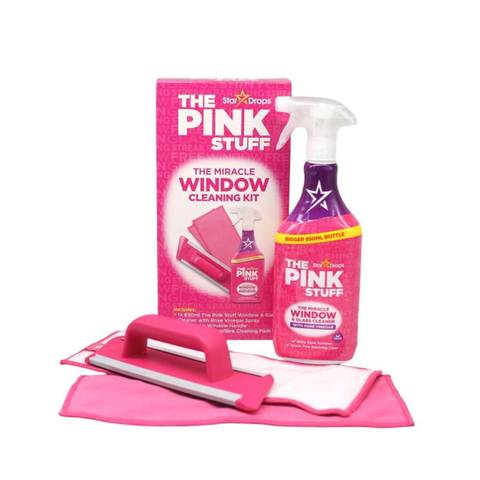 The Pink Stuff Window Cleaning Kit 850ml