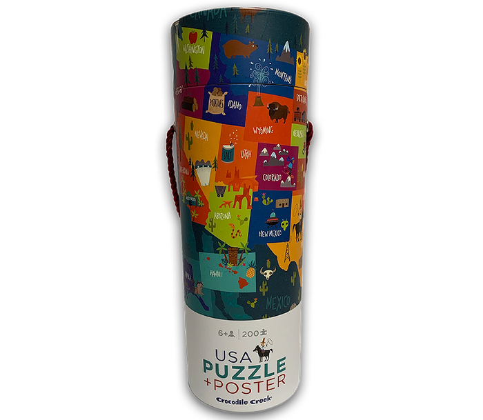 USA Puzzle Poster