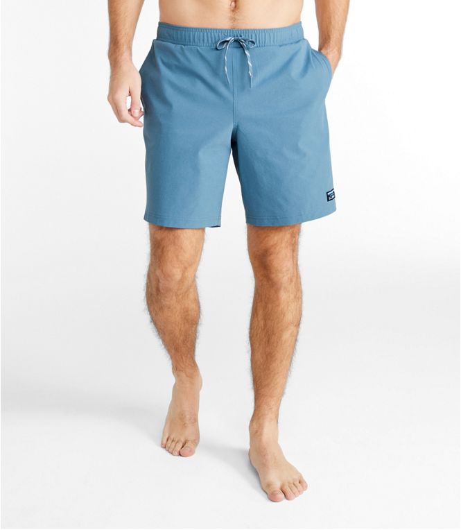 Vacationland Stretch Swim Trunk 8" Printed Men's Regular