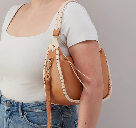 Warm Cashew Mia Crescent Hobo
