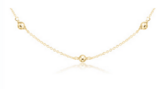 17" Choker Simplicity Chain Gold - Classic Gold 4m