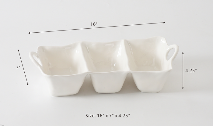 3 Section Deep Server-Melamine