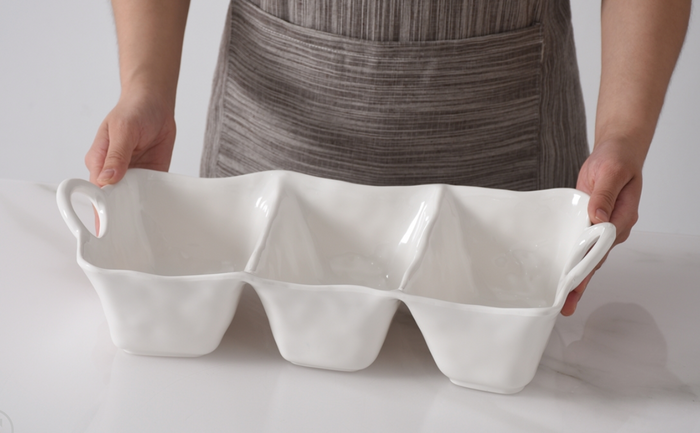 3 Section Deep Server-Melamine