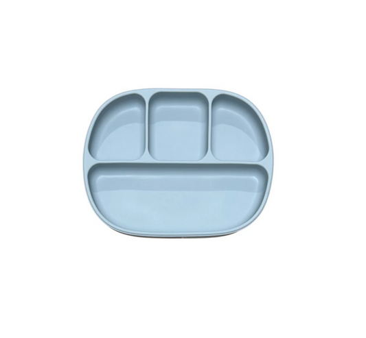 4 Section Suction Plate - Powder Blue