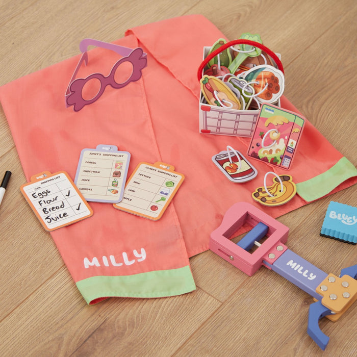 8th Wonder Personalised Bluey Grannies Litter Picker Shopping Set