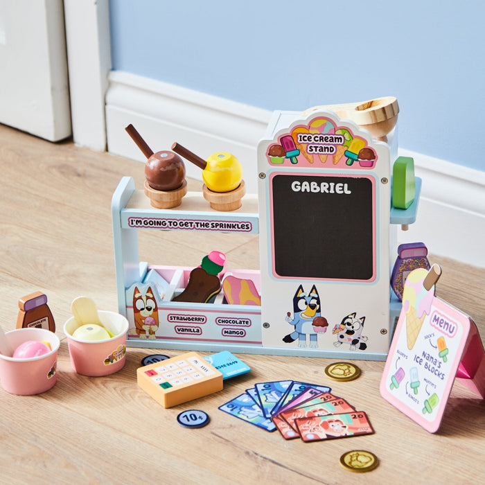 8th Wonder Personalised Bluey Wooden Ice Cream Stand