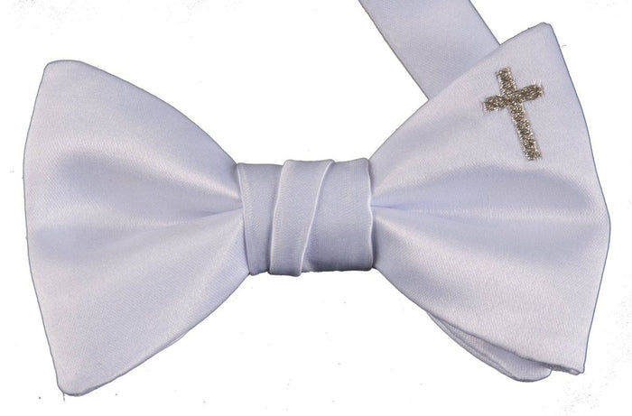 Adjustable Religious Cross Bow Tie for Boys | First Holy Communion - Tuxgear