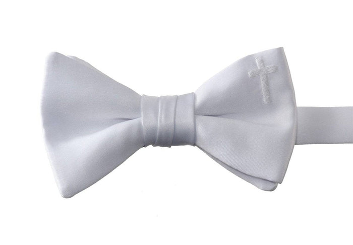 Adjustable Religious Cross Bow Tie for Boys | First Holy Communion - Tuxgear