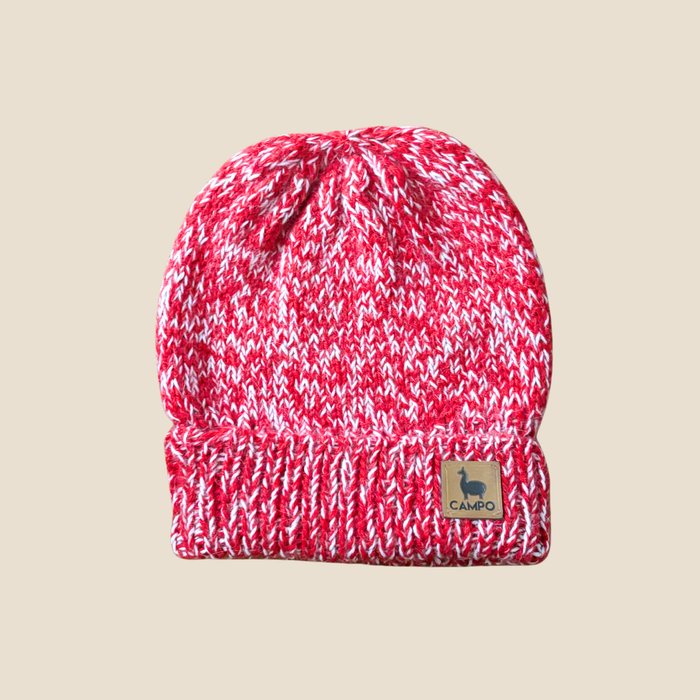 no / Red & White Beanie