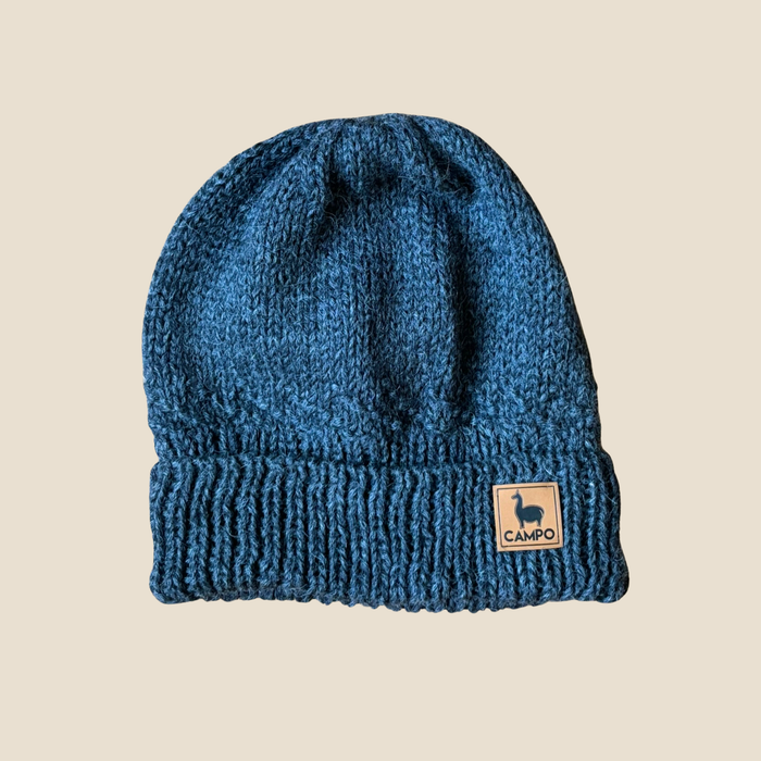 no / Blue Beanie