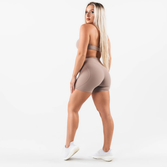 Alphalete - Aura Ultra-High Rise Short - Sand