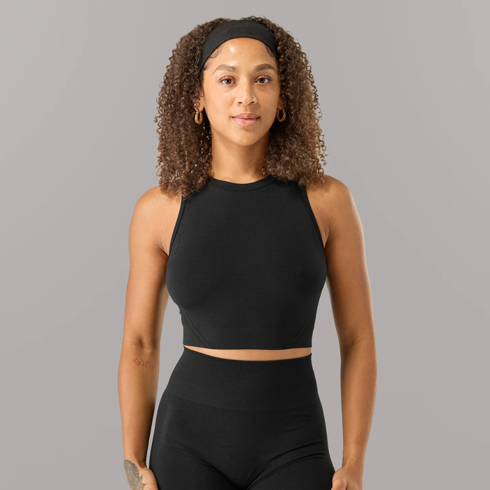 Alphalete - Stratus Crop Tank - Black