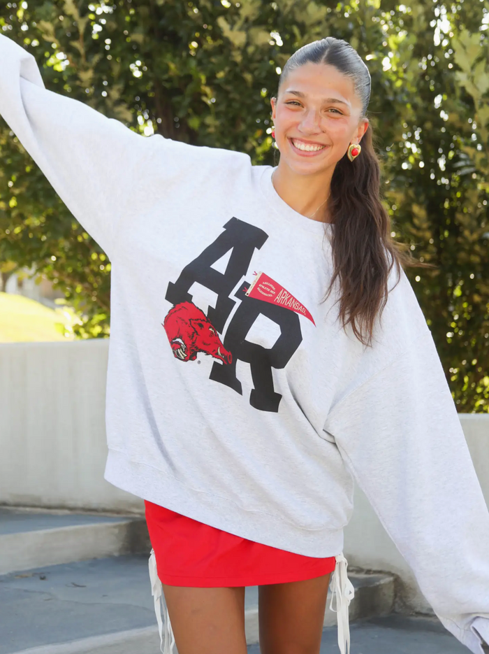 AR Razorback Pennant Vault Sweatshirt