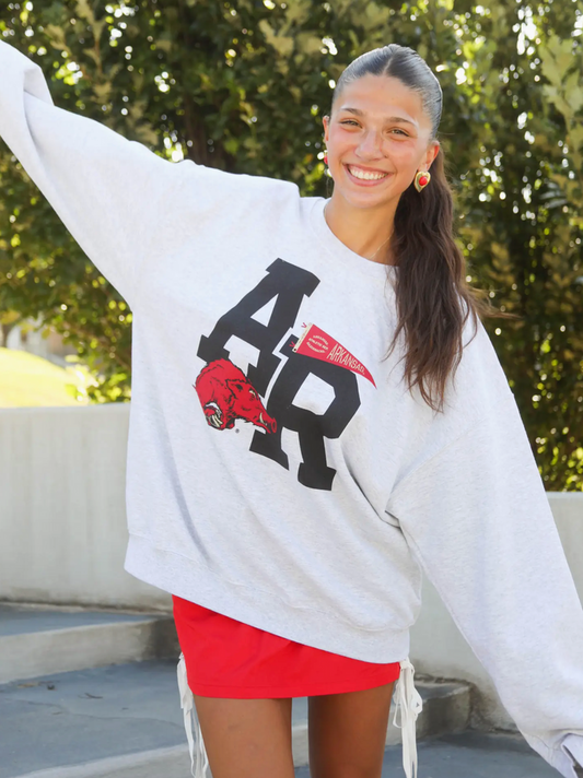 AR Razorback Pennant Vault Sweatshirt