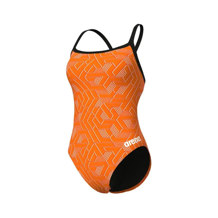 Arena | Escape Swimsuit | Challenge Back | Black / Orange