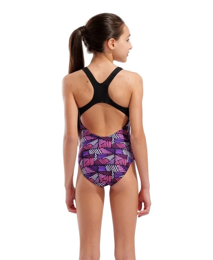 Arena | Girl's Swimsuit | Candies | Kids | Pink / Black
