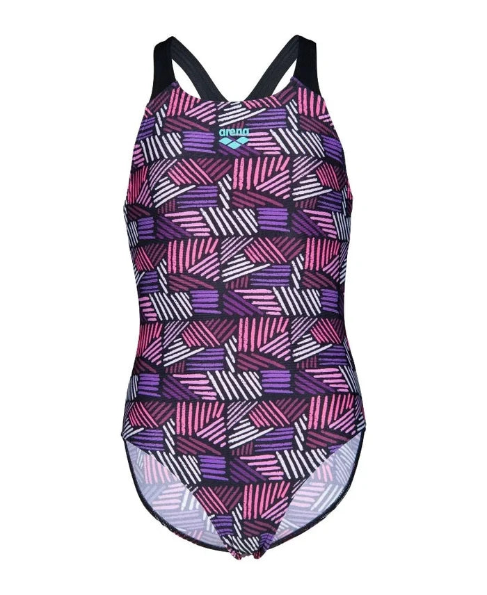 Arena | Girl's Swimsuit | Candies | Kids | Pink / Black