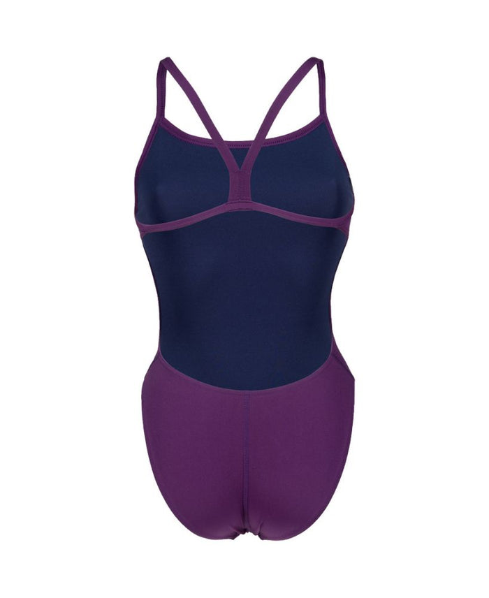 Arena | Team Swimsuit | Challenge Solid | Plum / White