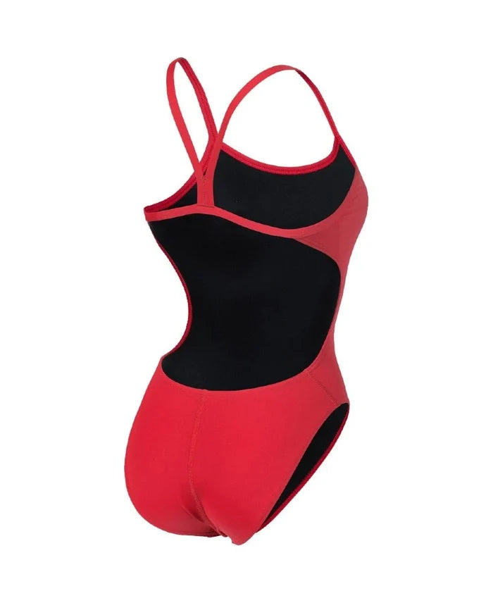 Arena | Team Swimsuit | Challenge Solid | Red / White