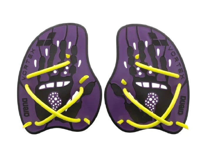 Arena | Vortex Hand Paddle | Plum / Artic Lime