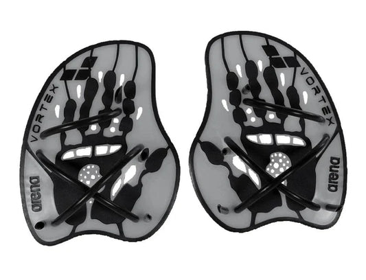 Arena | Vortex Hand Paddle | Silver / Black