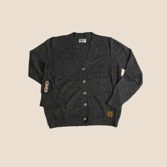 Ari Alpaca Cardigan - Dark Gray