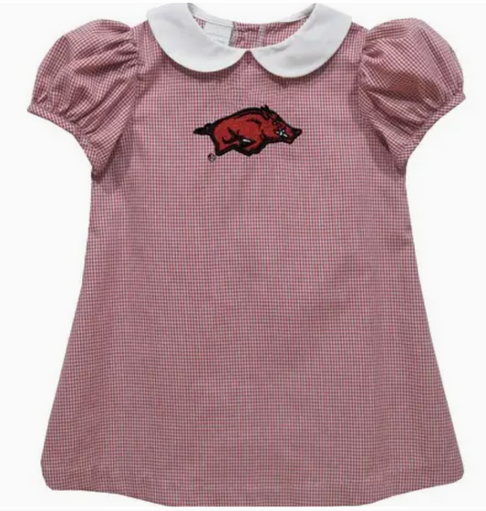 Arkansas Razorback A Line Dress